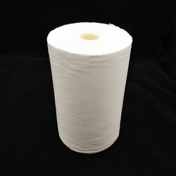 Limpador feito malha selado ultrassônico Rolls 200gsm da sala de limpeza de Microfiber no diâmetro 25mm/76mm