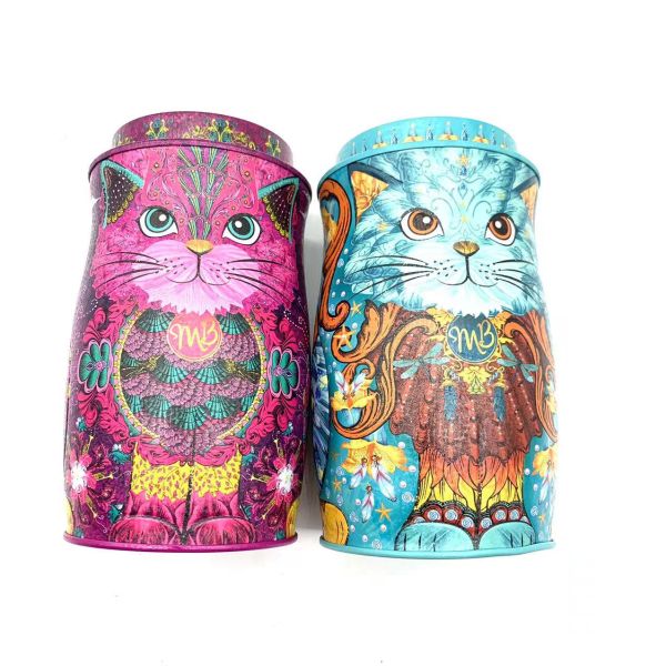 Custom Printing 500g Pet Food Packaging Tin Can Empty Coffee Bean Milk Powder Round Storage Tin Cans