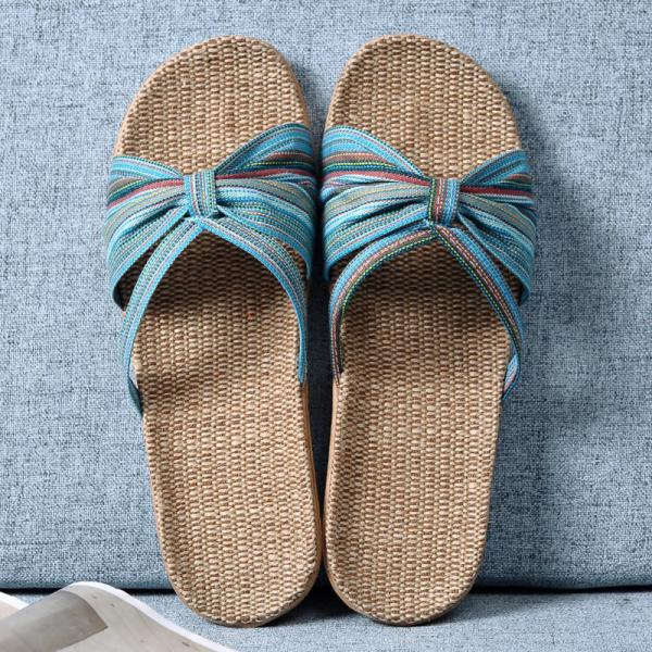 Indoor Womens Open Toe House Slippers Casual Slides Shoes Anti Skid Sole