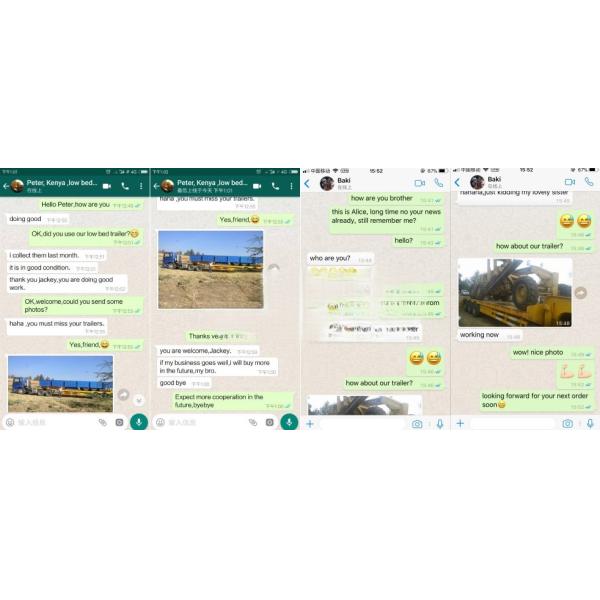 Nuevo semi camión de 3 ejes, 60 toneladas de lecho bajo para la venta