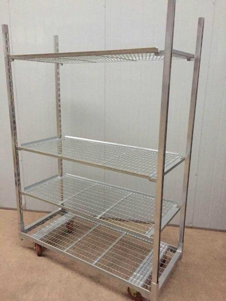 Hot sales danish flower trolley size 1350x565x1900mm, hot dip galvanized