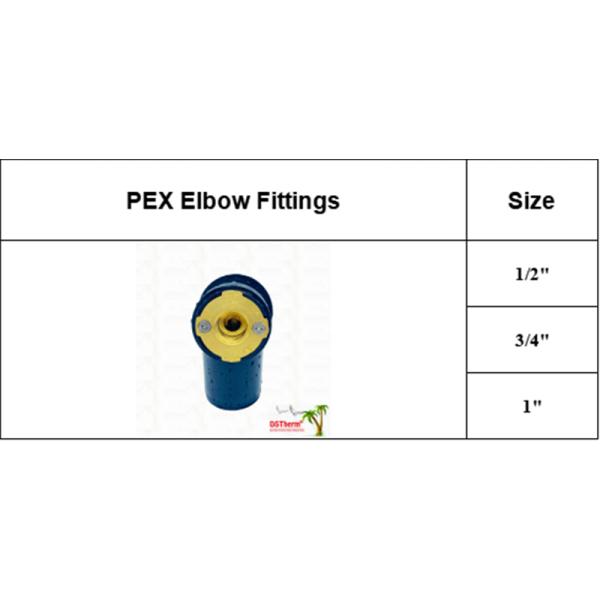 PEX Fittings  PEX Elbow Flexible Installation Corrosion Resistant Customized Color