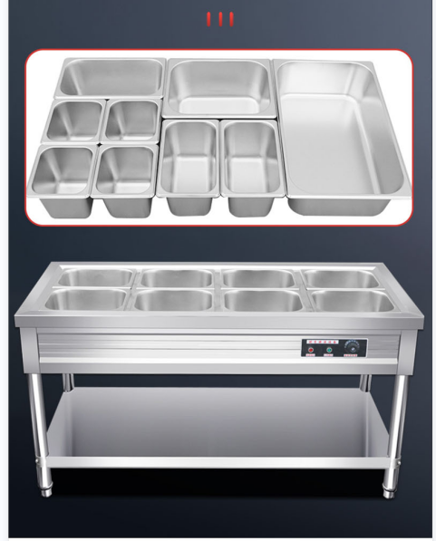 SS Thermal Insulation Commercial Buffet Equipment Hot Food buffet serving trays