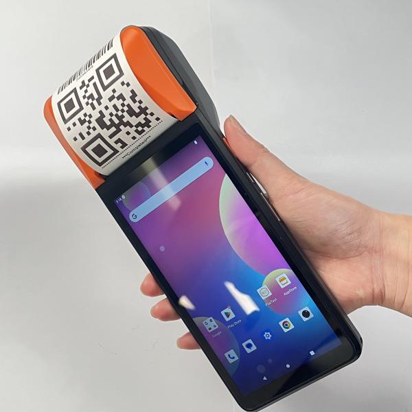 Android 14 Payment POS WiFi Mobile Point Of Sale System Customized With 3.8V 6400mAh Battery