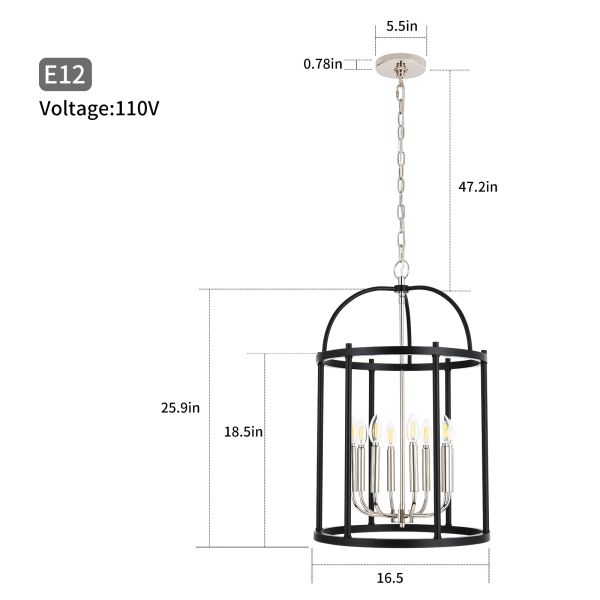 Yihao Modern LED Chandelier Gold Iron Dome Pendant Light with Customized Designs and 30000 Hours Lifespan for Living Room