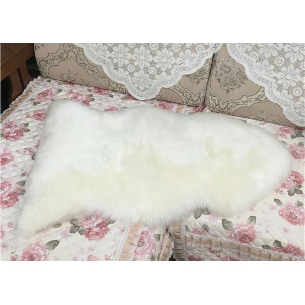 Blanco natural 2*3feet de la zalea de las lanas largas australianas reales de la manta el 100%