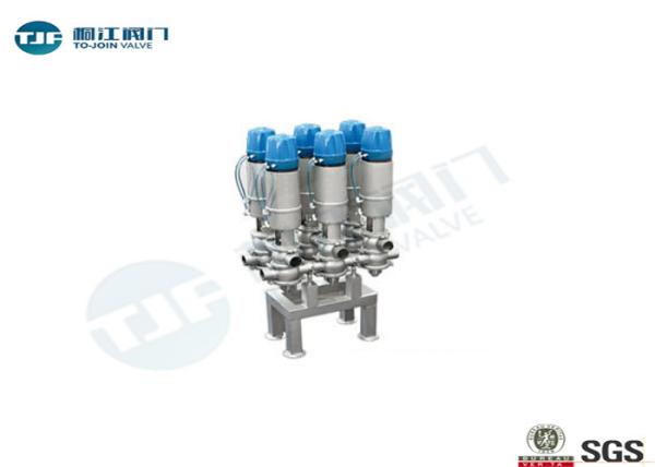 Food Industry Stainless Steel Sanitary Valves ANSI 304L DN50 With EPDM Seals