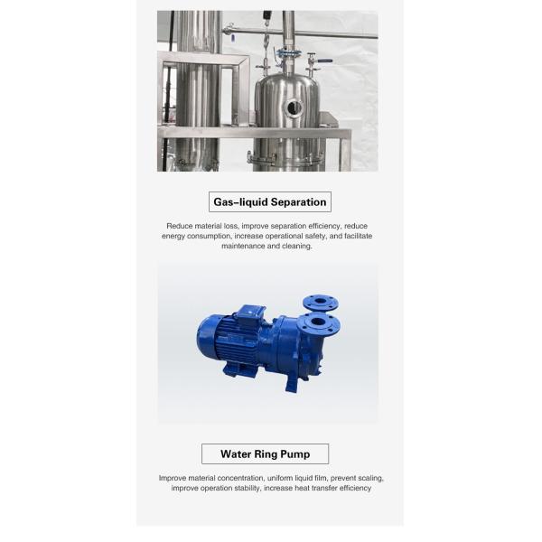 Customizable Stainless Steel Ethonal Evaporation Falling Film Evaporator