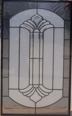 Decoração 1220MM tripla da janela do furacão do vitral da placa de 17.5MM à prova de som