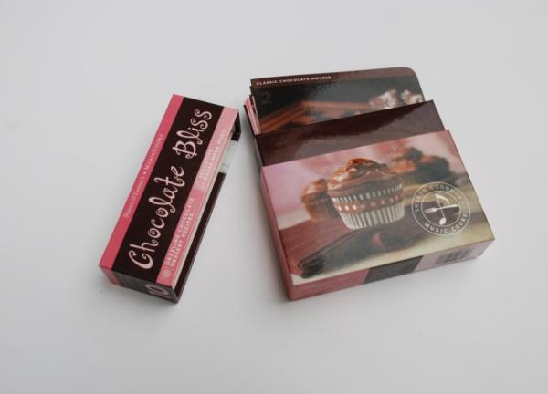 Chocolate Paper Box , Cake Box Packaging , Gloss Art Paper CMYK Printing Cake Box