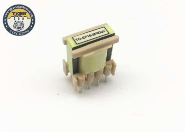 Small Electrical High Frequency Transformer EF16 With 80uH Output Inductance 5/-7.5/7.5/20v