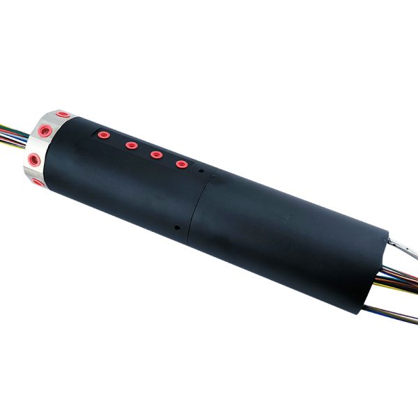 Gas-Water-Electricity Combined Slip Ring with 2-Channel Water, 6-Channel Gas, and 40-Channel Electricity for Industrial Applications