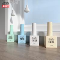 Bouteille carrée de vernis à gel de 17 ml Peinture à pulvérisation personnalisée Bouteille en verre Surface UV Bouteille de vernis à ongles