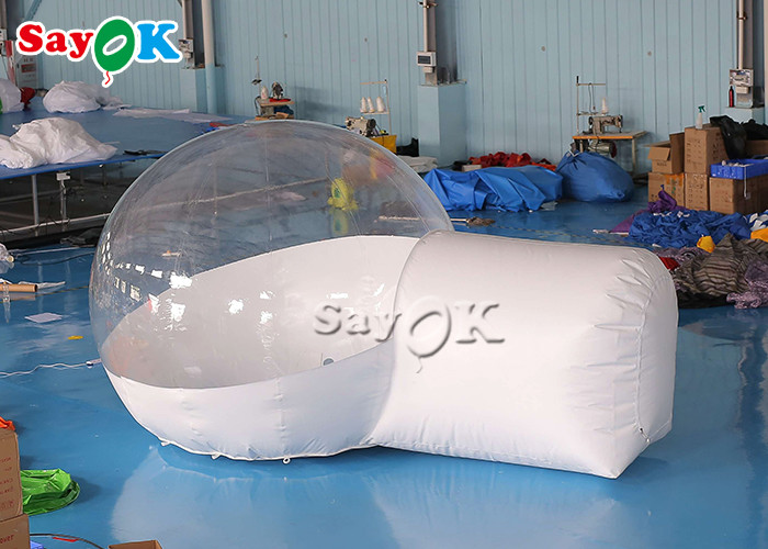 Раздувной прозрачный шатра воздуха события шатра 3x2.5mH 10x9ft располагаясь лагерем купол раздувного ясный с тоннелем