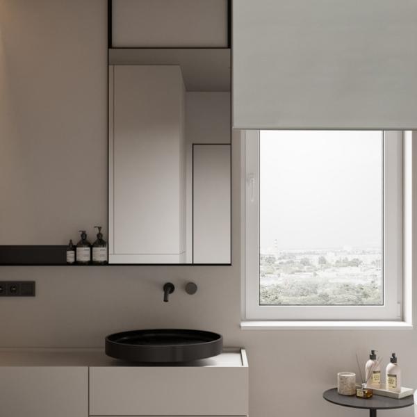 100% Polyester Translucent Fire Proof Roller Blinds Fabrics For Home Decortation