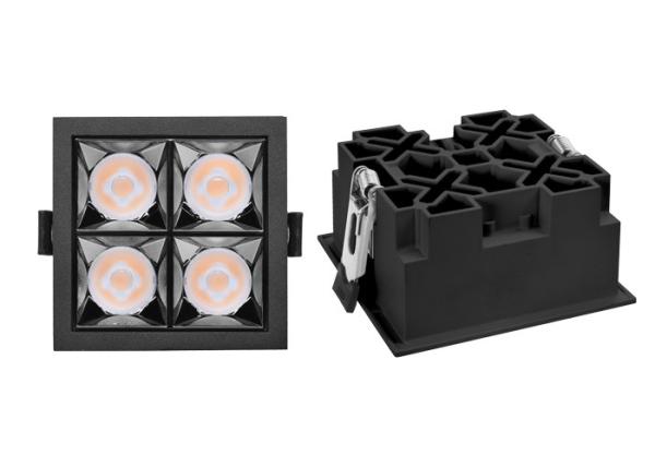 SMD5050 Led Recessed Downlight / Aluminum 12 Watt Led Downlight 60 - 70lm/W