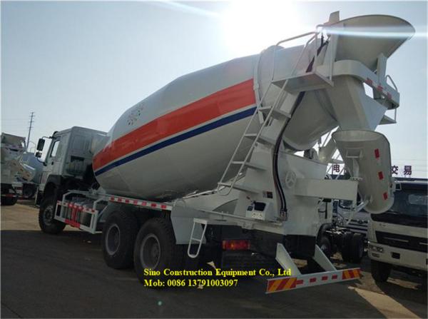10 caminhão concreto 336hp do misturador de cimento do aparelho de manutenção 6x4 da roda 10m3