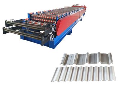 O rolo de alumínio eficiente que forma máquinas, telhado do metal que faz a máquina acorrenta 1 polegada