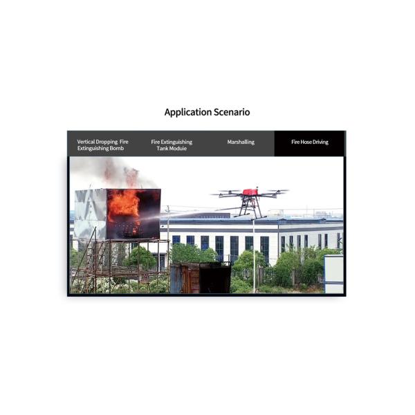 110rpm/V 6 Batteries Pack Fire Extinguisher Drone