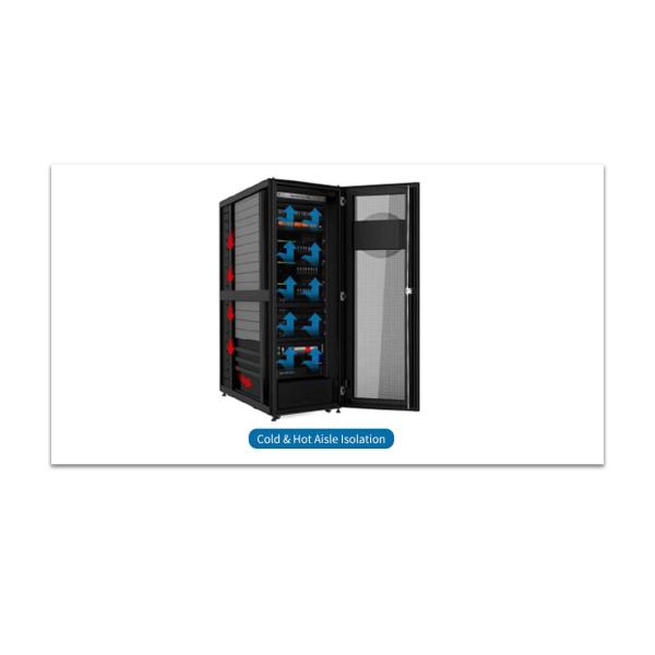 2 шкафа кладут центр данных на полку с установленными установленными кондиционерами точности