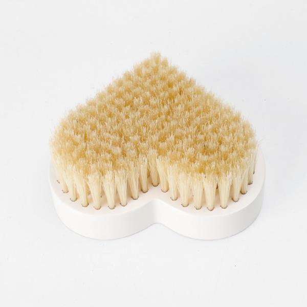 Customizable Bath Shower Brush Heart Shaped Dry Skin Exfoliating Massaging