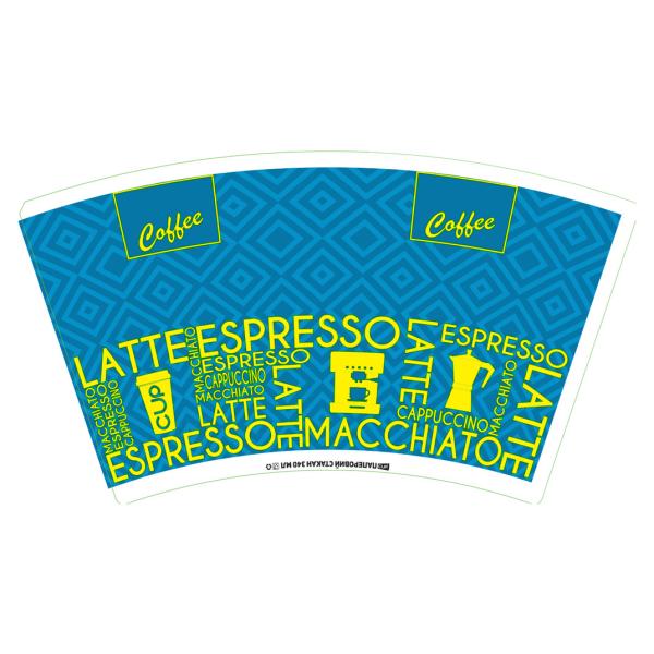Matérias primas imprimindo deslocadas do copo de papel da placa 9oz do copo de papel 210gsm