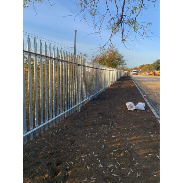 Metal D And W Pale 1.5m Steel Palisade Fencing Industry Security Panels