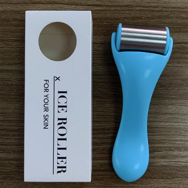Pink/Green/White Frame Color Stainless Steel Facial Ice Roller for Face Massager