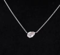 Synthetic HPHT CVD Lab Grown Diamond Jewelry Necklaces VS Clarity