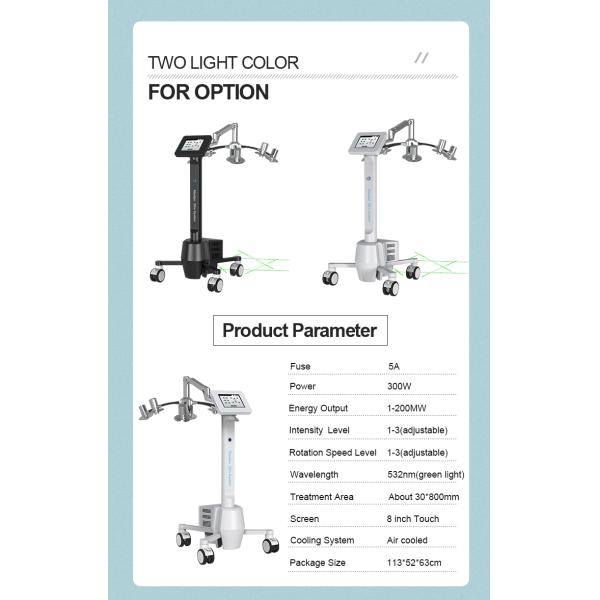 Green Red Wavelength Laser Therapy Machine 6D Slim Lipo Machines