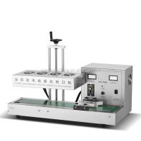 Máquina de vedação térmica por indução contínua automática de aço inoxidável GLF-1800
