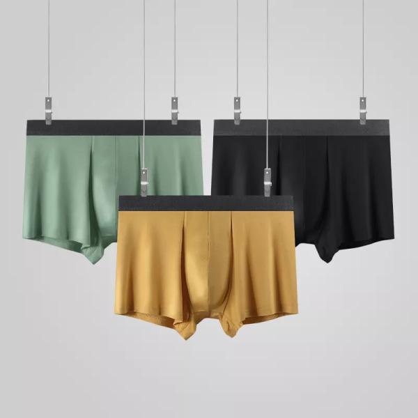 Breathable Mens Boxer Briefs Underwear L-5XL Modal Fabric Plus Size Underwear
