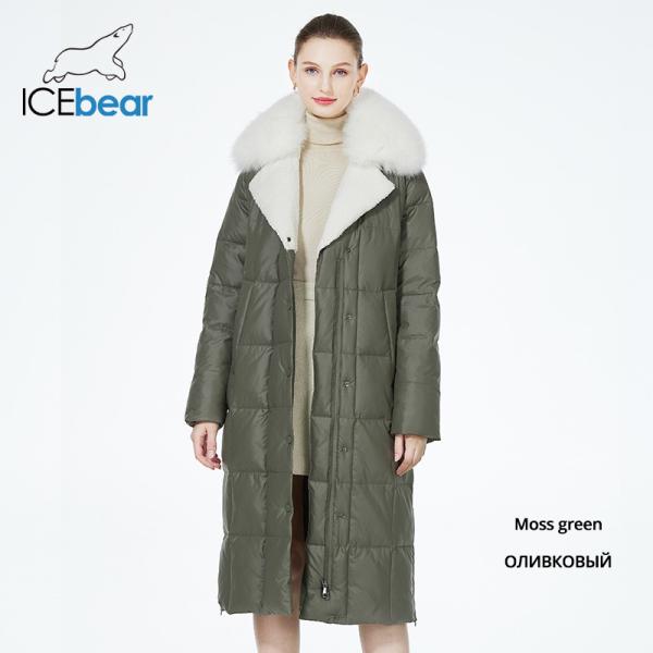 Knee Length Oversized Cotton Jacket Elegant Long Cotton Coat Women'S Customized