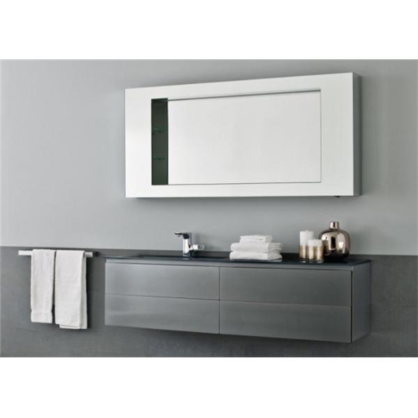 Hanging Design Pink Prima Vanity Mirrored Bathroom Wall Cabinets Ceramic Basin