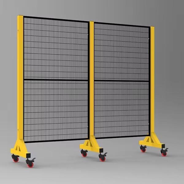 Closed Open Iron Wire Mesh Guard Workshop Isolation Fence Equipment For Robot Barrier