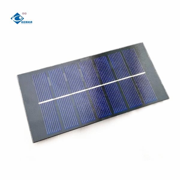 0.9W Portable Glass Solar Panel Charger ZW-11858 Poly Glass Paminated Solar Panels 3.5V 260mA