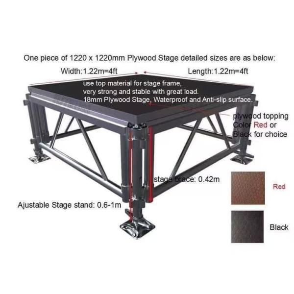 Adjustable Mobile Outdoor Tent Canopy Large Heavy Duty Marquee For Dj Concert Stage