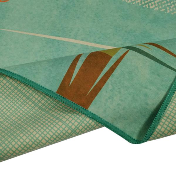 Microfiber personalizado bordou a toalha de praia para os esportes que nadam a ioga do curso