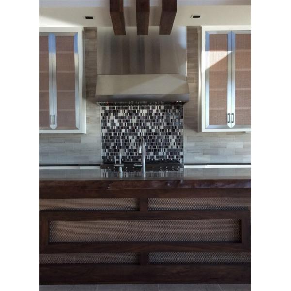 Стенные мебельные шкафы сетки вставки проволоки на заказ 60x120