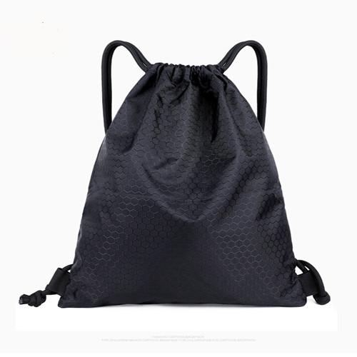 Mochila unissex com cordão à prova d'água Mochila de basquete Oxford