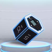 Compte à rebours numérique de cube électrique multi de fonction pour l'étude et la cuisine
