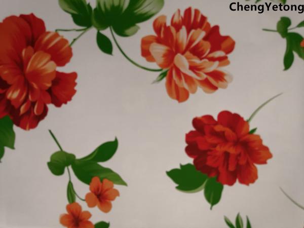 Color Flower Printing Prepainted Galvanized Steel Coil Use In House Interior Decoration