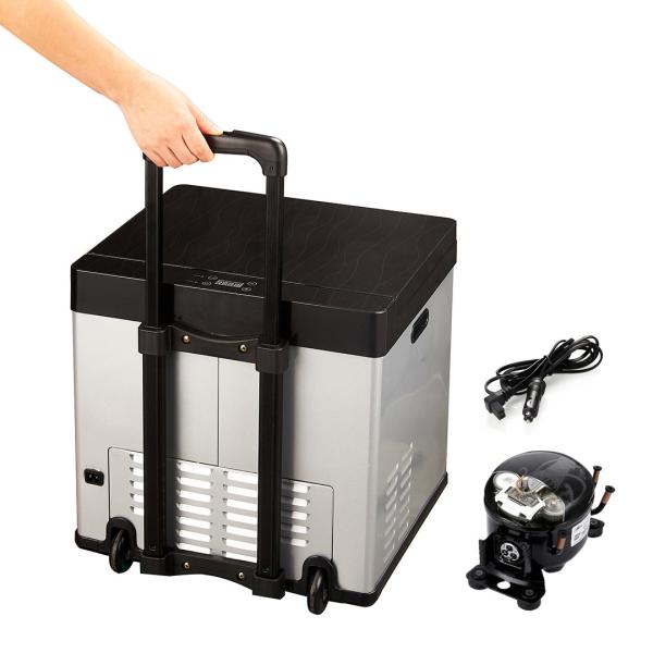 DC 28L Mini Portable Travel Car Refrigerator Cooler Fridge With LCD Touch Screen