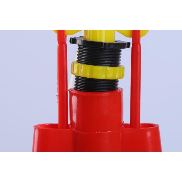Aves de corral uso plástico automático pollo pájaro alimentador de agua bebedero automático campana bebedero