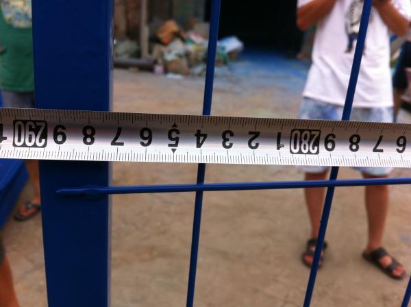 4’H/1220mm*8’W/2430mm canada standard temporary fence for crowd control powder  spacing 3x6 75mm x 100mm*9ga/3.6mm dia