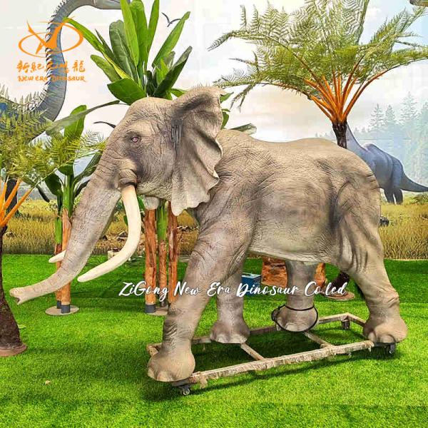 Apariencia realista Modelos 3D de animales Animatrónicos realistas Elefante para exhibición