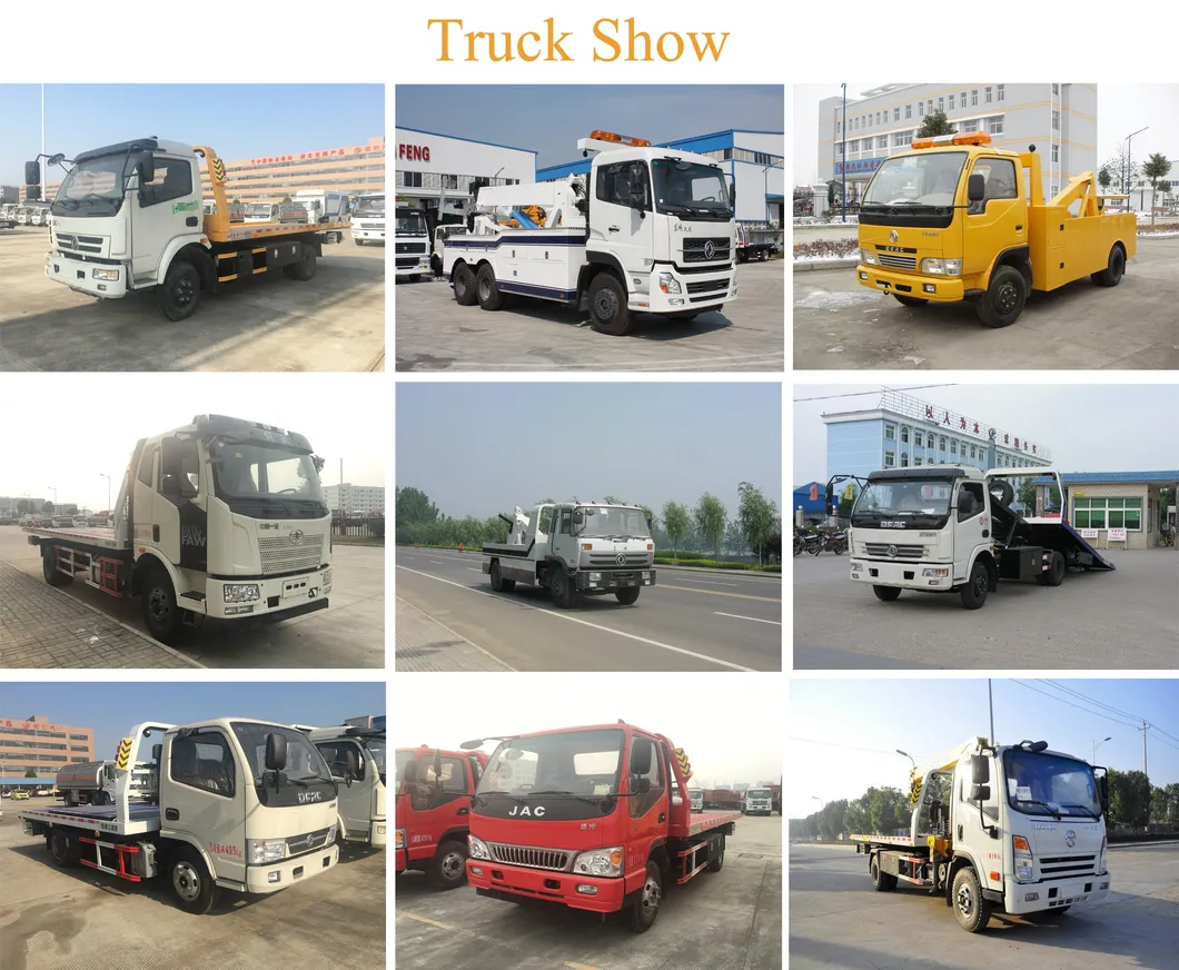 5.6m Platform Road Rescue Truck 4tons 5tons 6tons Recovery Vehicle