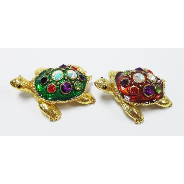 Fashion Alloy Turtle Jewelry Box green turtle trinket box/jewelry box
