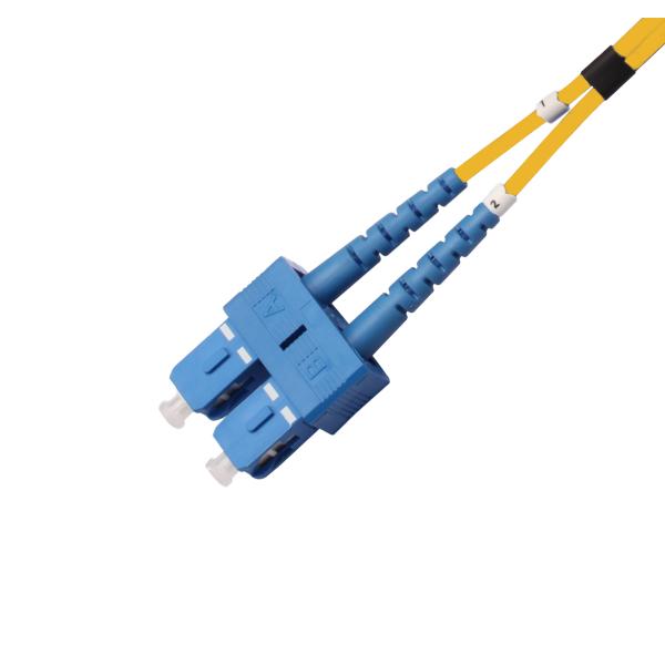 PVC LSZH Duplex Patch Cord G657A UPC End Face Single Mode