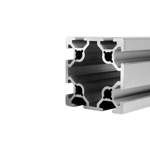 T Slot V Slot 40X40 Industrial Aluminum Profile Extrusion Frame Silver / Black